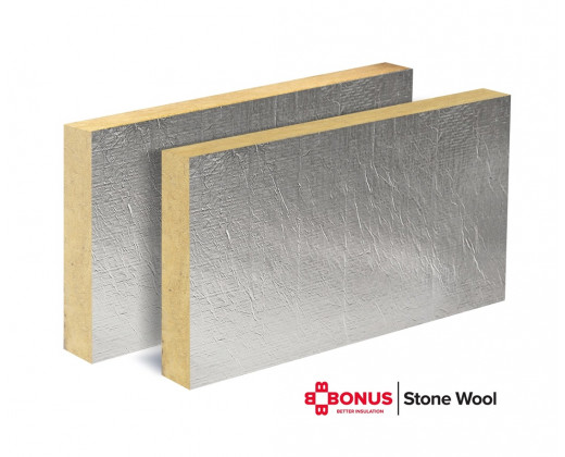 Каменна вата с покритие от алуминиево фолио 70 кг./куб.м