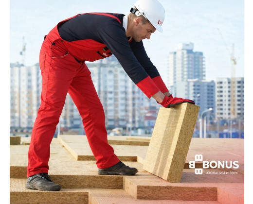 Каменна вата за плоски покриви 50 kPa - PREMIUM R