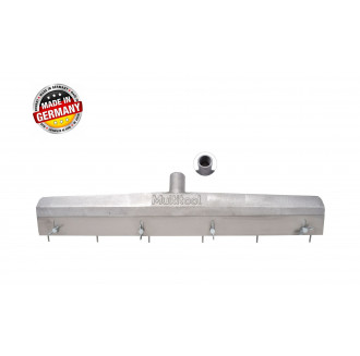 Professional cast aluminum squeegee with threaded holder