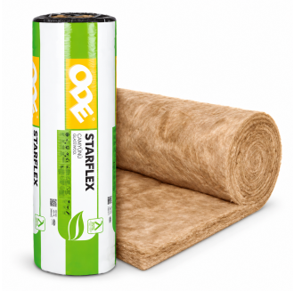 Стъклена вата, минерална, кафява, 50 мм - ODE Starflex Blanket UF D-12