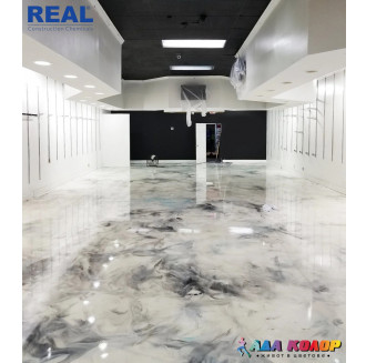 2К епоксидна смола за под с перлен металик ефект - REAL 800 Metallic/Pearl