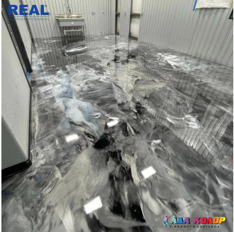 2К епоксидна смола за под с перлен металик ефект - REAL 800 Metallic/Pearl