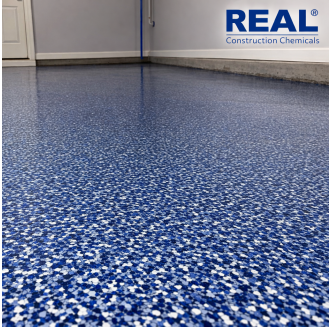 2K, self-leveling epoxy resin for decorative chips - REAL CP 190