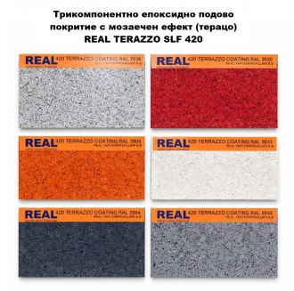 3K epoxy floor mosaic (terrazzo) - REAL 420