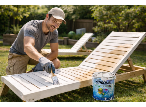 Импрегнираща 3в1 вакса за дърво на водна основа - UV устойчива - 3650