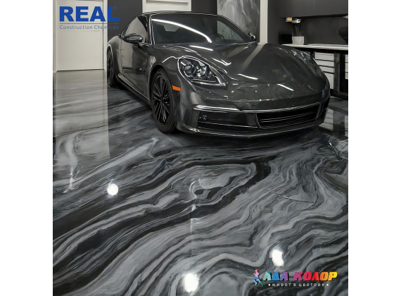 2К епоксидна смола за под с перлен металик ефект - REAL 800 Metallic/Pearl