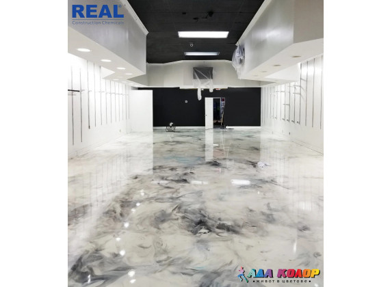 2К епоксидна смола за под с перлен металик ефект - REAL 800 Metallic/Pearl