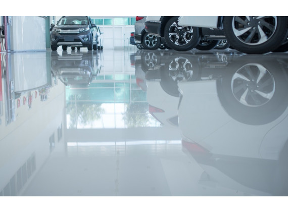 Цветно, 2К, саморазливно епоксидно подово покритие 116 - RAL 7040