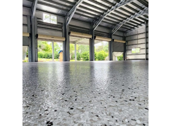 2К, саморазливно епоксидно покритие за декоративни люспи (чипс) - REAL CP 190