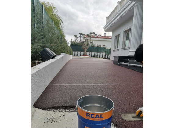 2К, UV-устойчив, епоксиден биндер за каменни килими - REAL 330 QCF